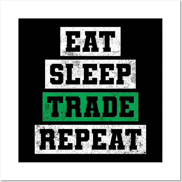 Trading Trader Stock Investor Wall Art by KAWAIITEE